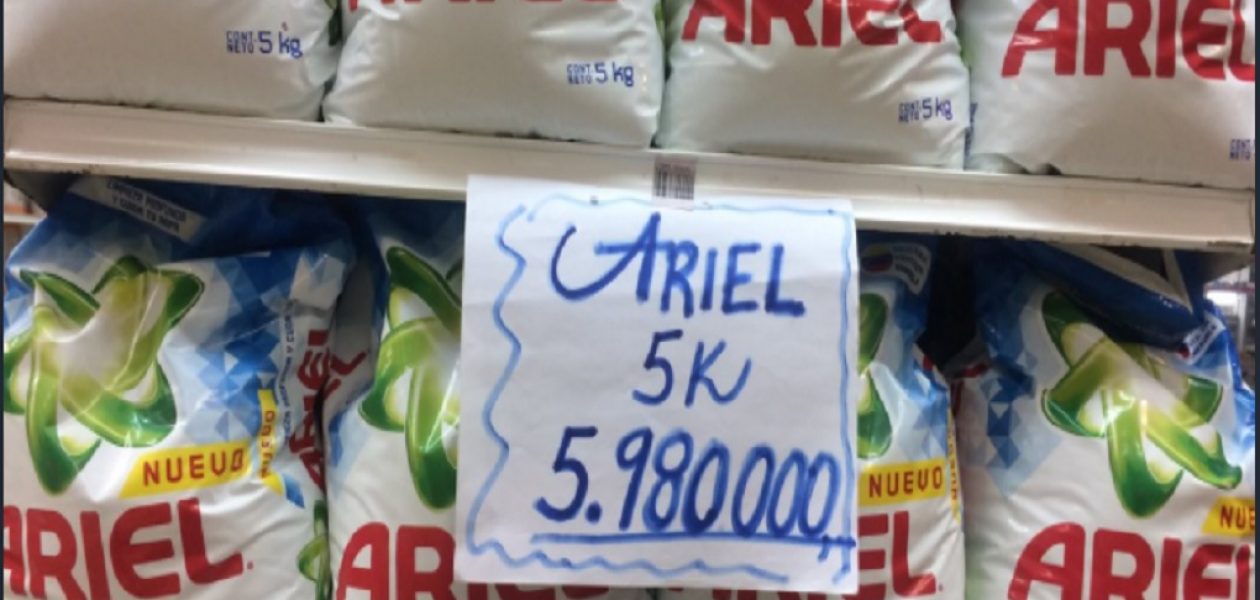 Precios de los alimentos amanecieron sobre el millón de bolívares