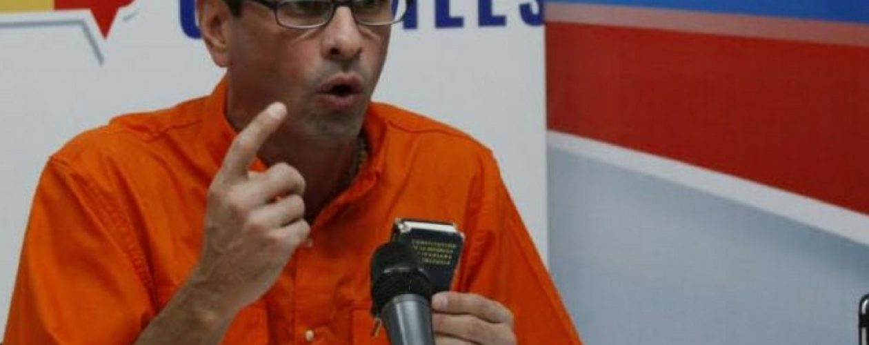 Capriles afirmó que el 2016 fue un año negativo en todos los aspectos