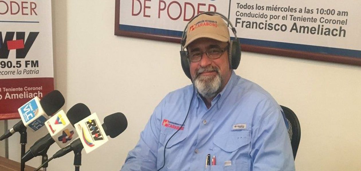 Francisco Ameliach renuncia al cargo de Gobernador de Carabobo