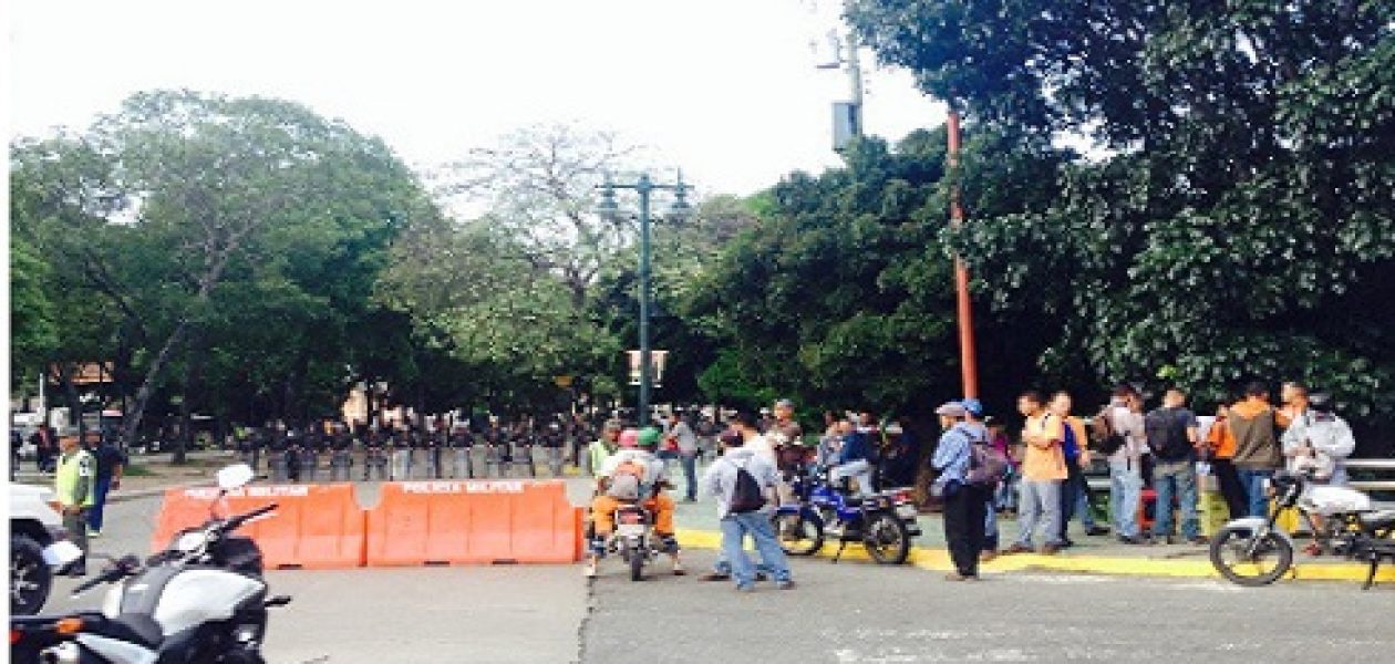 Guardia Nacional cierra accesos al Paseo Los Próceres