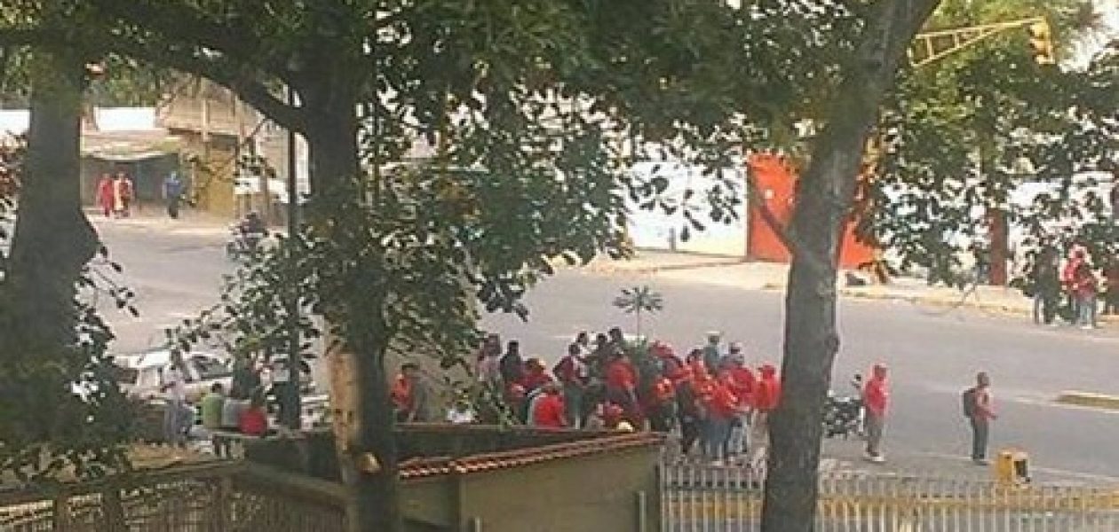 Punto de concentración de oposición fue tomado por chavistas