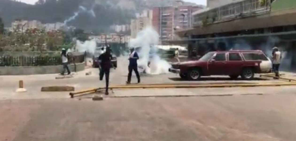 Reportan fuerte represión en El Paraíso por la GNB