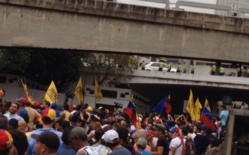 marcha al cne Caracas