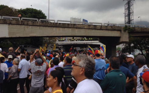 marcha al cne Caracas